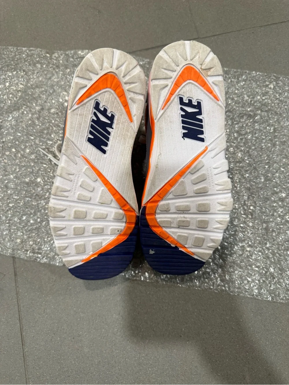 Nike Kids Air Trainer White/Orange/Red Size 2.5Y